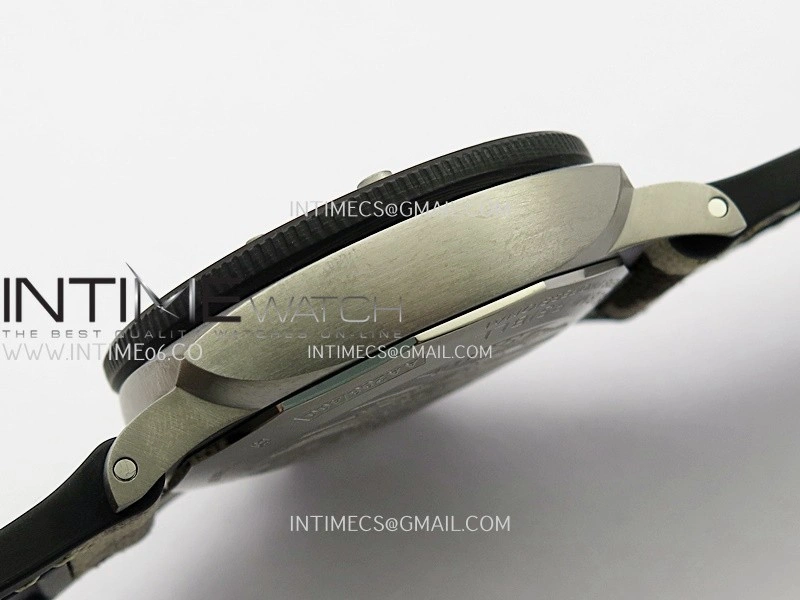 PAM1669 Carbotech 47mm VSF 1:1 Best Edition Ombre Black Dial Blue Markers On Camouflage Strap P.900 Clone